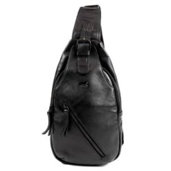 Bear Design Crossbody Tas Daley Zwart