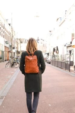 Bear Design Rugzak Ivanka CL 40586 Cognac -Mode Tassen bear design rugzak ivanka cl 40586 cognac bear design 365920