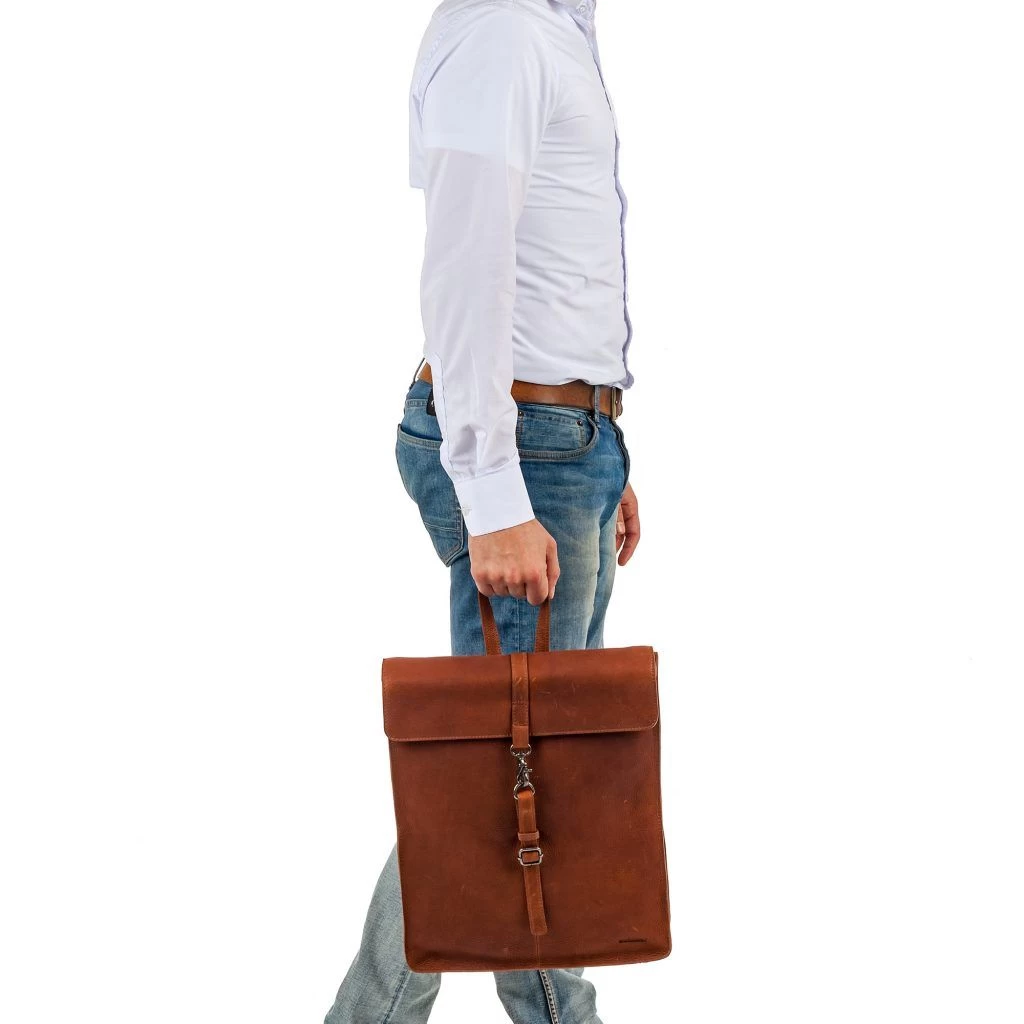 Burkely Antique Avery Backpack Cognac 11 Burkely Antique Avery Backpack Cognac - Afbeelding 9