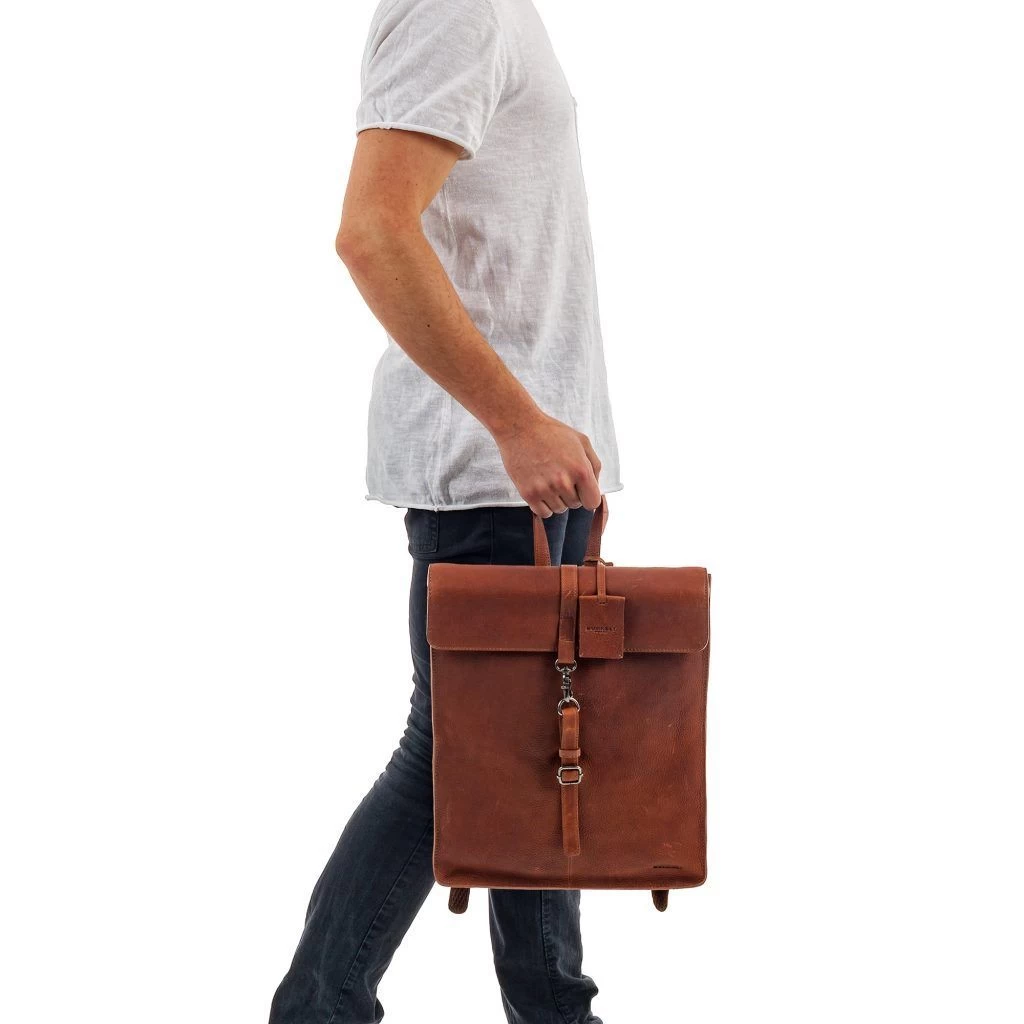 Burkely Antique Avery Backpack Cognac 10 Burkely Antique Avery Backpack Cognac - Afbeelding 8