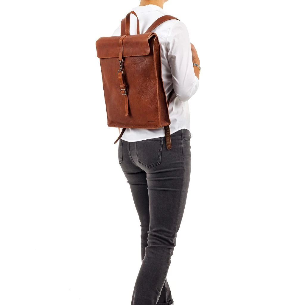 Burkely Antique Avery Backpack Cognac 8 Burkely Antique Avery Backpack Cognac - Afbeelding 6