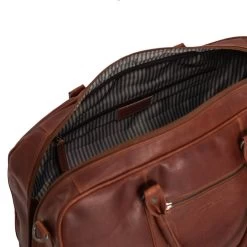 Daniel Ray Leren Reistas M Weekendtas Cognac -Mode Tassen daniel ray leren reistas m weekendtas cognac daniel ray 382073