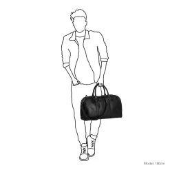 Daniel Ray Leren Reistas M Weekendtas Zwart -Mode Tassen daniel ray leren reistas m weekendtas zwart daniel ray 636694