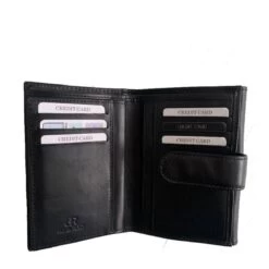 DR Amsterdam Boston Portemonnee 30130 Zwart -Mode Tassen de rooy amsterdam boston portemonnee 30130 zwart de rooy 741193