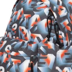 Eastpak Rugzak Day Pak'r Blocktype Grey -Mode Tassen eastpak rugzak day pakr blocktype grey eastpak 140227