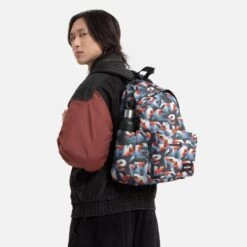 Eastpak Rugzak Day Pak'r Blocktype Grey -Mode Tassen eastpak rugzak day pakr blocktype grey eastpak 834169