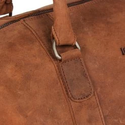 Justified Mercure Leren Reistas Weekendtas Cognac -Mode Tassen justified mercure leren reistas weekendtas cognac justified 650947