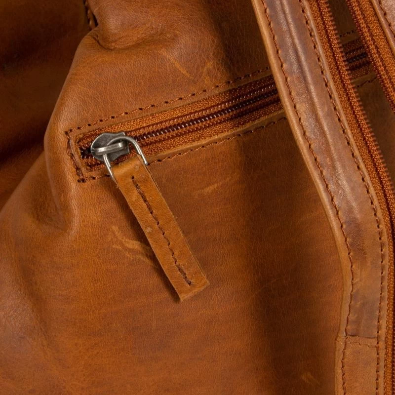 Justified Nynke Rugzak - Schoudertas Cognac 7 Justified Nynke Rugzak - Schoudertas Cognac - Afbeelding 5