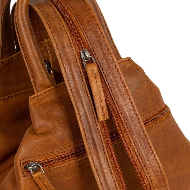 Justified Nynke Rugzak - Schoudertas Cognac 8 Justified Nynke Rugzak - Schoudertas Cognac - Afbeelding 6