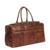 Justified Voyage Leren Reistas Cognac -Mode Tassen justified voyage leren reistas cognac justified 644663
