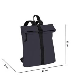 New Rebels Mart S Waterproof Flap Rugzak Navy Blue 11 New Rebels Mart S Waterproof Flap Rugzak Navy Blue -Mode Tassen new rebels mart s waterproof flap rugzak navy blue new rebels 945187