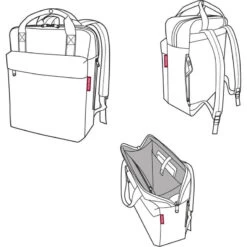 Reisenthel Allday Backpack M Black -Mode Tassen reisenthel allday backpack m black reisenthel 596483