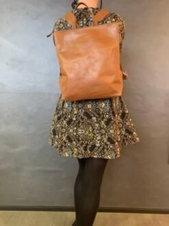 Saccoo Caracas Rugzak Lisa L Cognac -Mode Tassen saccoo caracas rugzak lisa l cognac saccoo 753568