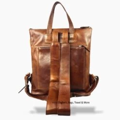 Saccoo Caracas Rugzak Lisa L Cognac -Mode Tassen saccoo caracas rugzak lisa l cognac saccoo 914219