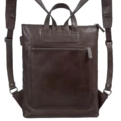 Saccoo Caracas Rugzak Lisa XL Dark Coffee -Mode Tassen saccoo caracas rugzak lisa xl dark coffee saccoo 528231