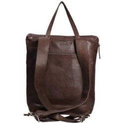Saccoo Sica L Rugzak Choco -Mode Tassen saccoo sica l rugzak choco saccoo 134004