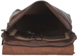 Saccoo Sica L Rugzak Choco -Mode Tassen saccoo sica l rugzak choco saccoo 684855