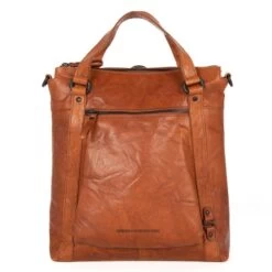 Spikes & Sparrow Bronco Rugzak / Schoudertas Cognac