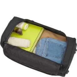 Travelite Basics Active Wieltas 55 Cm Black-Blue Expandable -Mode Tassen travelite basics active wieltas 55 cm black blue expandable line 489822