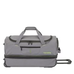 Travelite Basics Active Wieltas 55 Cm Grey-Green Expandable -Mode Tassen travelite basics active wieltas 55 cm grey green expandable line 930705