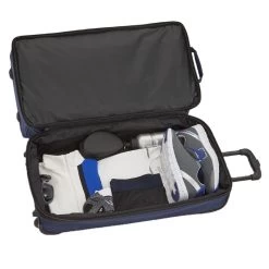 Travelite Basics Active Wieltas 55 Cm Navy-Orange Expandable -Mode Tassen travelite basics active wieltas 55 cm navy orange expandable line 598025