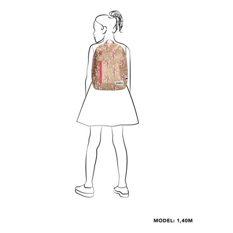 Zebra Trends Rugzak M Girls Goud 5 Zebra Trends Rugzak M Girls Goud - Afbeelding 3