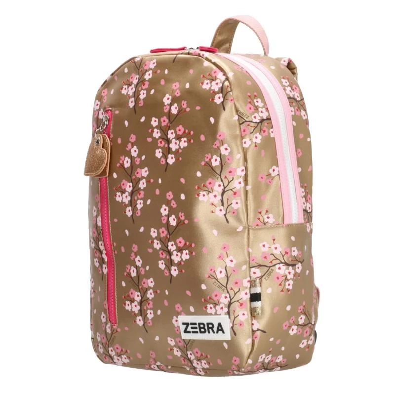 Zebra Trends Rugzak M Girls Goud 4 Zebra Trends Rugzak M Girls Goud - Afbeelding 2