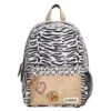 Zebra Trends Rugzak Girls L Tiger Leopard Beige -Mode Tassen zebra trends rugzak girls l tiger leopard beige zebra trends 880508