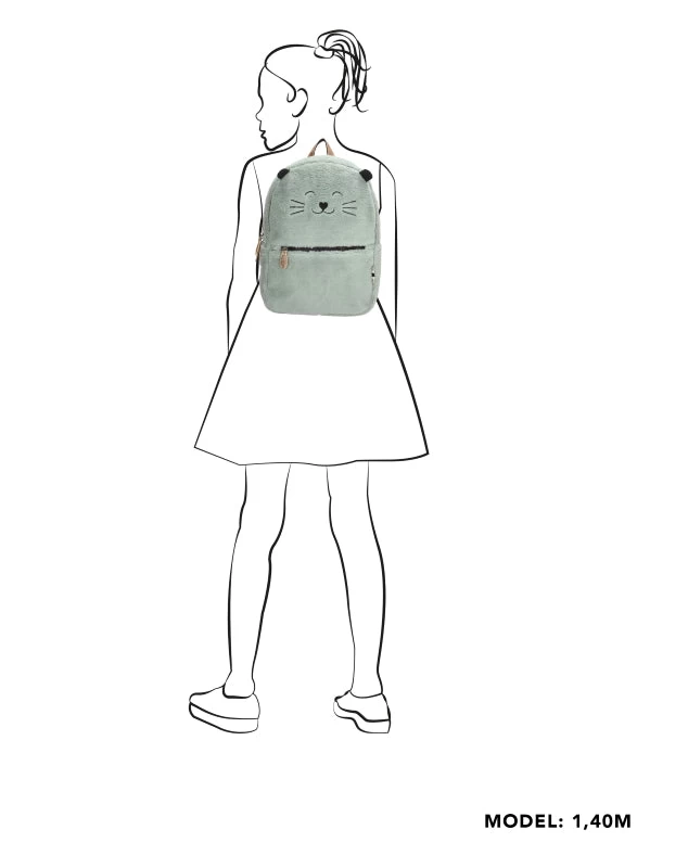 Zebra Trends Rugzak Girls Teddy Cat Groen 6 Zebra Trends Rugzak Girls Teddy Cat Groen - Afbeelding 5