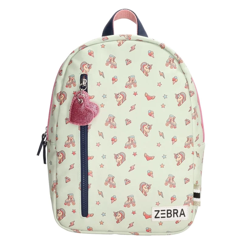 Zebra Trends Rugzak M Girls Unicorn Green